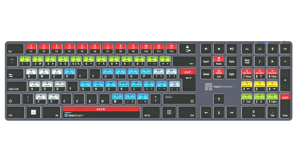 Vimeo Livestream<br>TITAN Wireless Backlit Keyboard - Windows<br>USE Intl. English